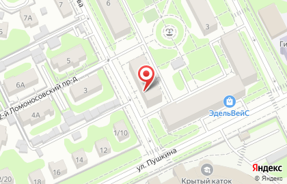 Банк ВТБ на улице Ломоносова в Жуковском на карте