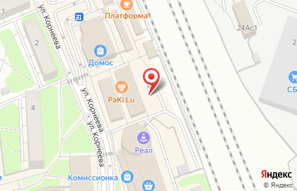 QIWI Post на улице Корнеева на карте