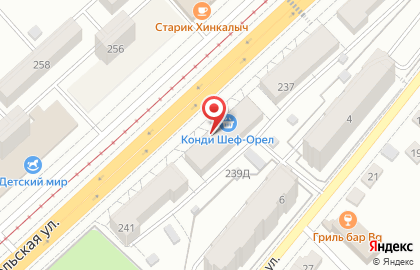 Эрос в Заводском районе на карте