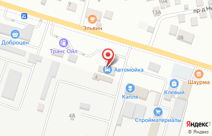 Автомойка в Астрахани на карте