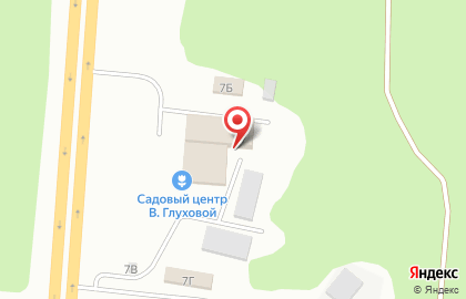 Садовый центр Веры Глуховой на Волжском шоссе на карте