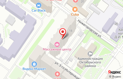 Массажный центр Mass Medica на Нижегородской улице на карте