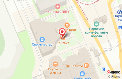 Перекресток в Кировском районе на карте