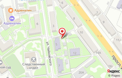 Детский сад №38, Журавушка, г. Волжский на улице Чайковского на карте