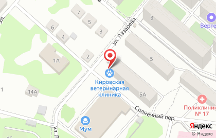 Ветеринарная клиника Кировская на карте