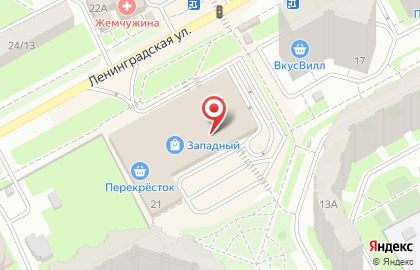Аптека Планета Здоровья на Ленинградской улице, 21 в Подольске на карте