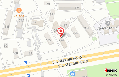 Отдел полиции №6 Управление МВД России по г. Владивостоку на улице Маковского на карте