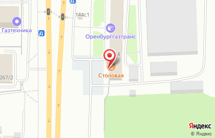 Столовая в Оренбурге на карте