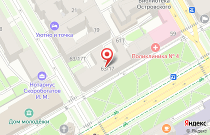 Школа танцев Танец на карте