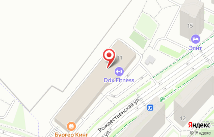Фитнес-клуб DDX Fitness на станции метро Некрасовка на карте