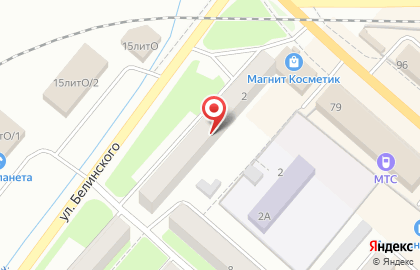 Салон связи Связной на улице Белинского на карте
