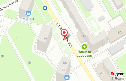 Malina Fitness на улице Мильчакова на карте