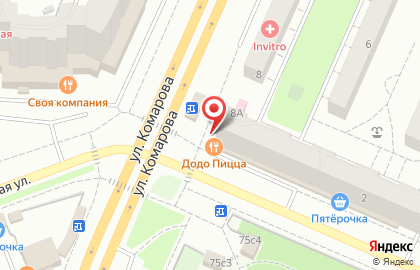 Челябинский филиал Банкомат, СМП Банк на Салютной улице, 2/2 на карте