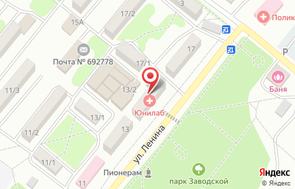 Юнилаб на карте