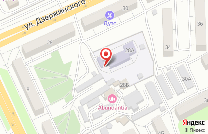 Аленушка на улице Дзержинского на карте