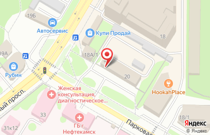 Академия бизнеса на Парковой улице на карте