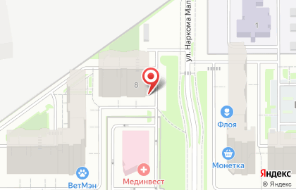 Магазин разливного пива Beer Club в Калининском районе на карте