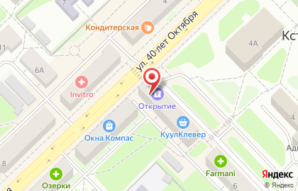 Магазин Мозаика на улице Чванова на карте