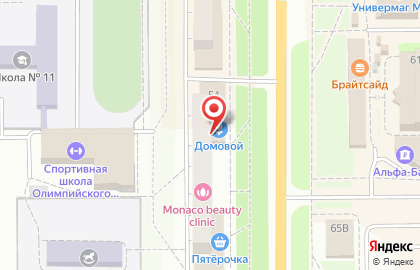 Магазин Домовой в Челябинске на карте