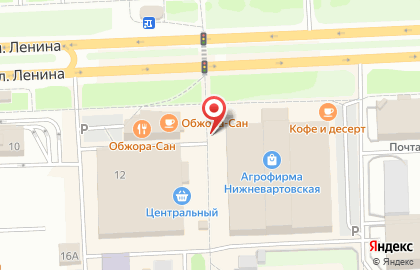 Киоск по продаже печатной продукции на улице Ленина на карте