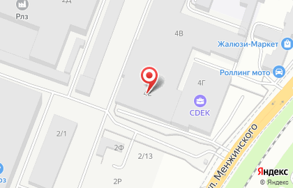 Интернет-магазин Айсберг на улице Менжинского на карте