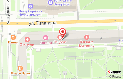 Эксимер на карте