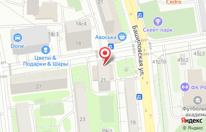 Супермаркет Пятёрочка в Москве на карте