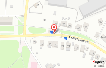 Киоск по продаже мясной продукции на Советской улице в Кстово на карте