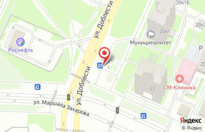 Магазин овощей и фруктов на ул. Маршала Захарова, 22а на карте