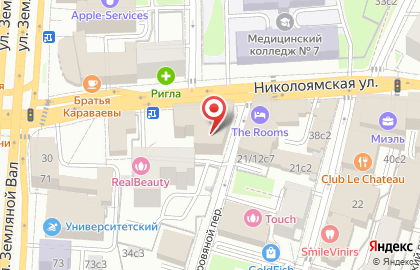 World Class на Николоямской улице на карте