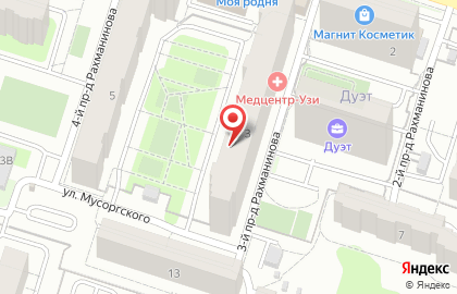 Салон-магазин Кнопка в Октябрьском районе на карте