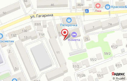 Автостоянка в Ставрополе на карте