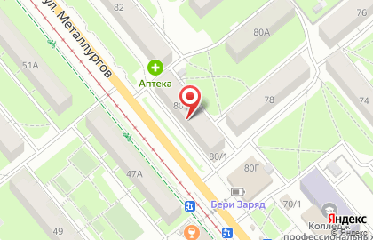 Магазин мебели в Туле на карте
