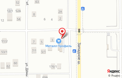 Производственная компания МЕТАЛЛ ПРОФИЛЬ на Комсомольской улице на карте