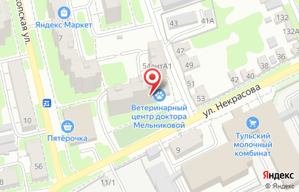 Ветеринарный центр доктора Мельниковой на карте