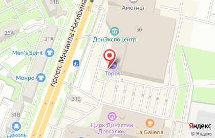 Ресторан Донская чаша на проспекте Михаила Нагибина на карте