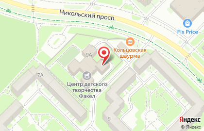 Культурно-досуговый центр Импульс в Новосибирске на карте