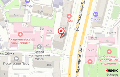 Ремонт ноутбуков Чкаловская на улице Земляной Вал на карте