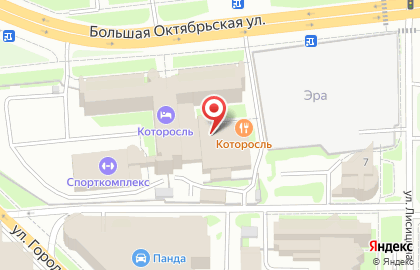 Банкомат БАНК СГБ на Большой Октябрьской улице на карте