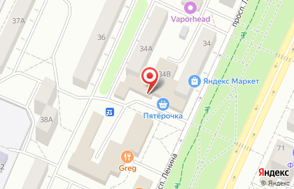 Киоск фастфудной продукции Street Food на проспекте Ленина на карте