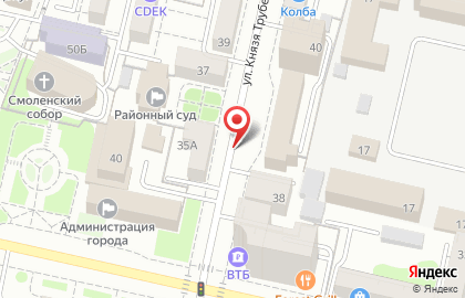 Гламур на улице Князя Трубецкого на карте