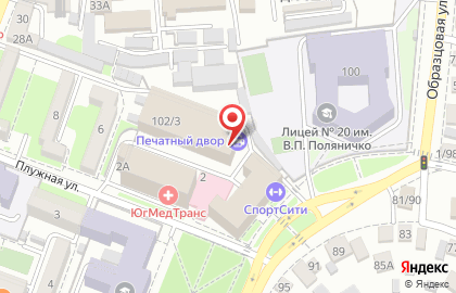 Окружной центр технической полиграфии Темпро-дон на карте