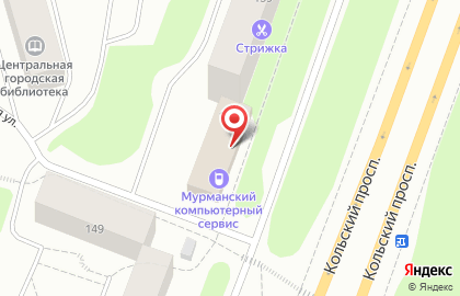 Всероссийское общество автомобилистов на Кольском проспекте на карте