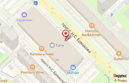 Студия одежды Золотой песок в Центральном районе на карте