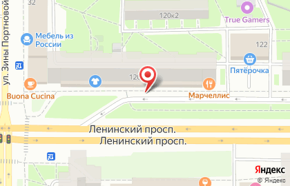 Кактус на Ленинском проспекте на карте