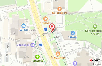 Киоск печатной продукции в Москве на карте