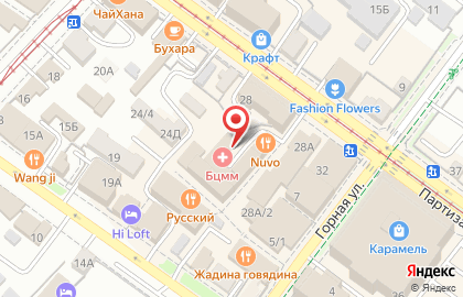 Ростехинвентаризация-Федеральное БТИ на Партизанской улице на карте