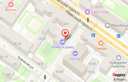 База отдыха Окунёвая на площади Александра Невского I на карте
