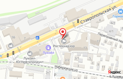 Северо-Кавказское Управление Федеральной службы по экологическому, технологическому и атомному надзору на Ставропольской улице на карте