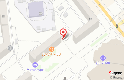 Кафе-пекарня Bellissimo на улице Орджоникидзе в Верхней Пышме на карте